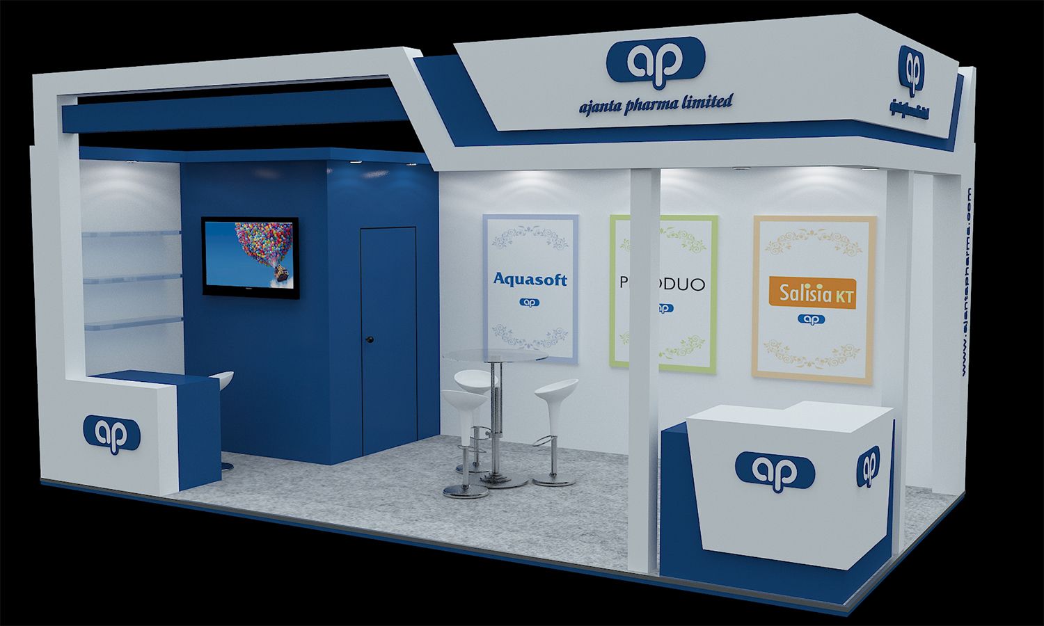 Ajanta Pharma Stall Design